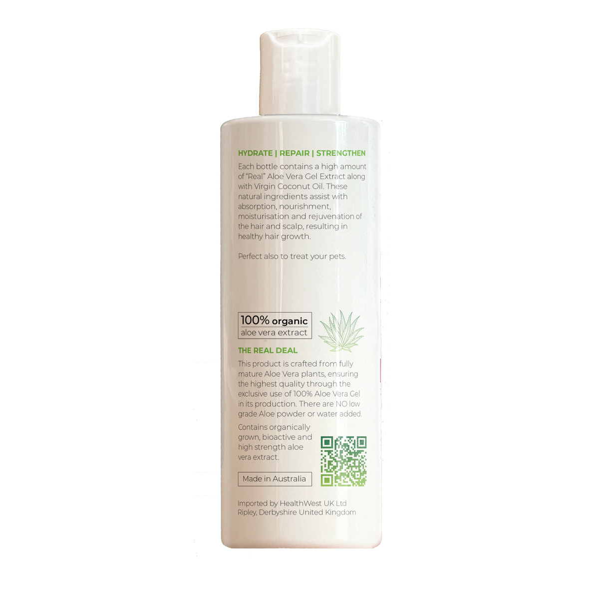 Aloe Vera Hair Conditioner with Coconut Oil 250ml image 1