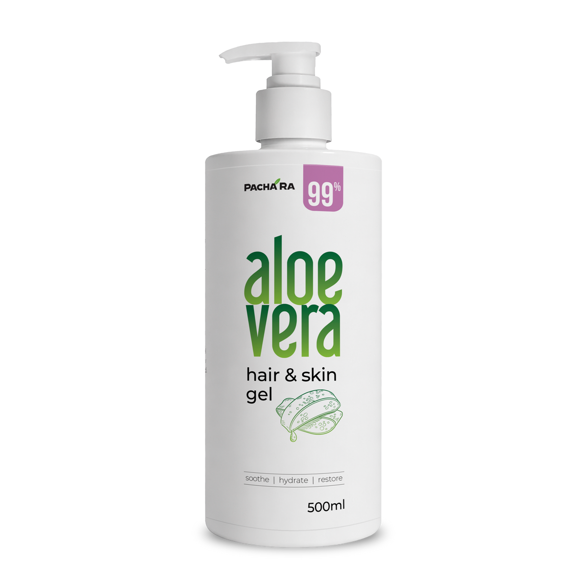 Aloe Vera Gel For Hair & Skin - 500ml image 0