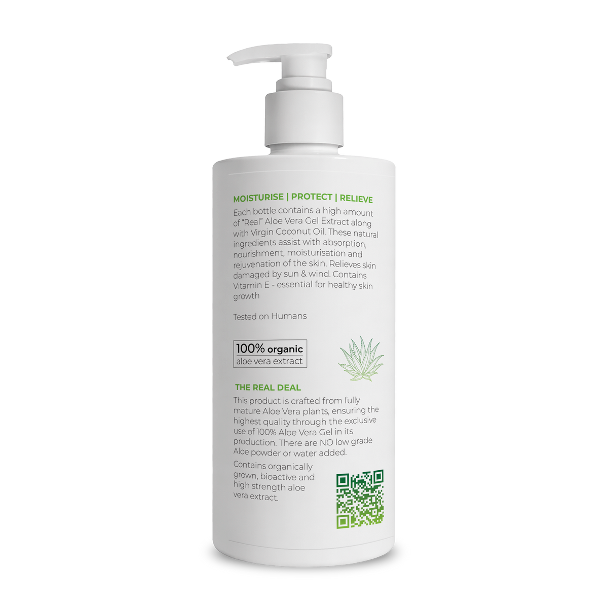 Aloe Vera Body Moisturiser 500ml image 1