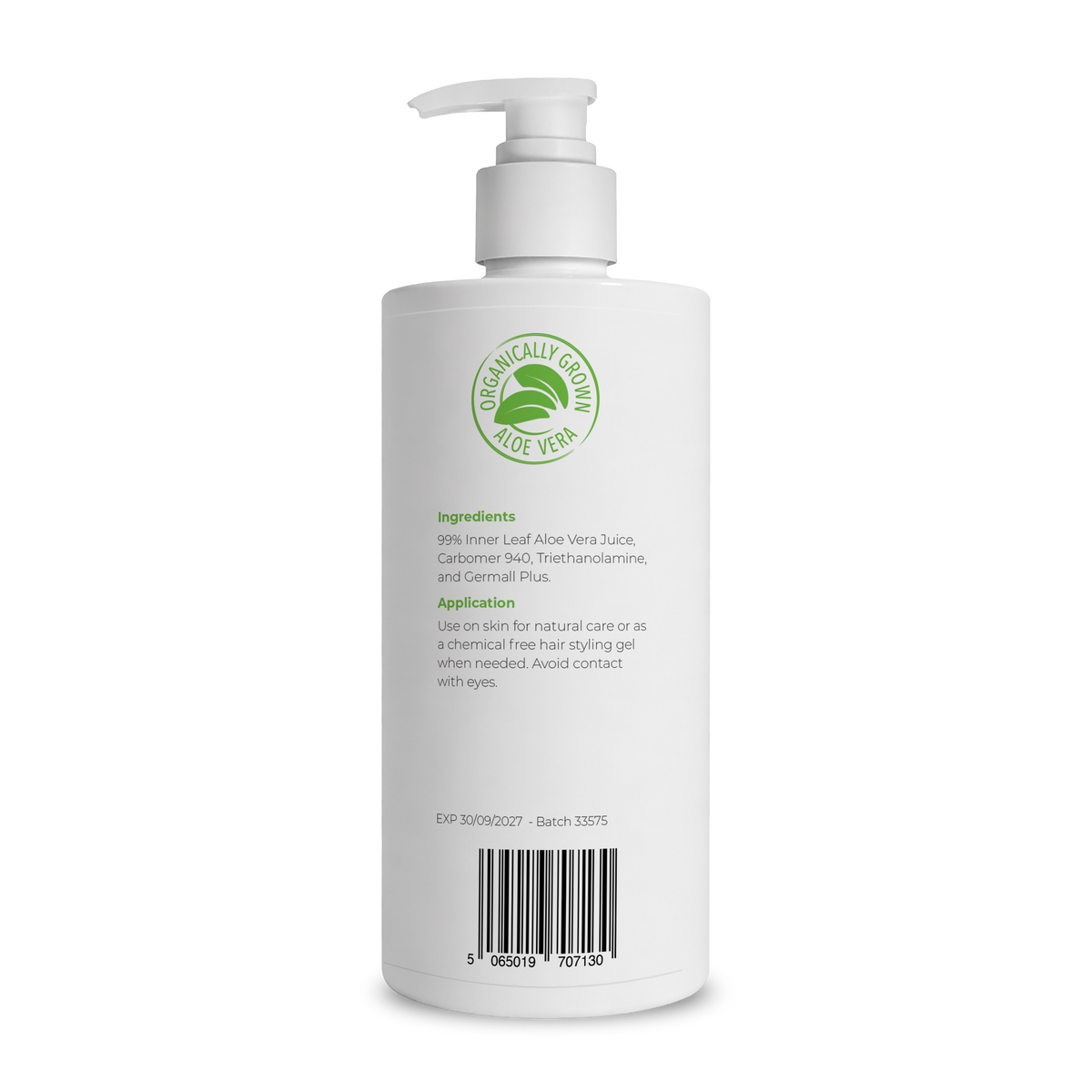 Aloe Vera Gel For Hair & Skin - 500ml image 1