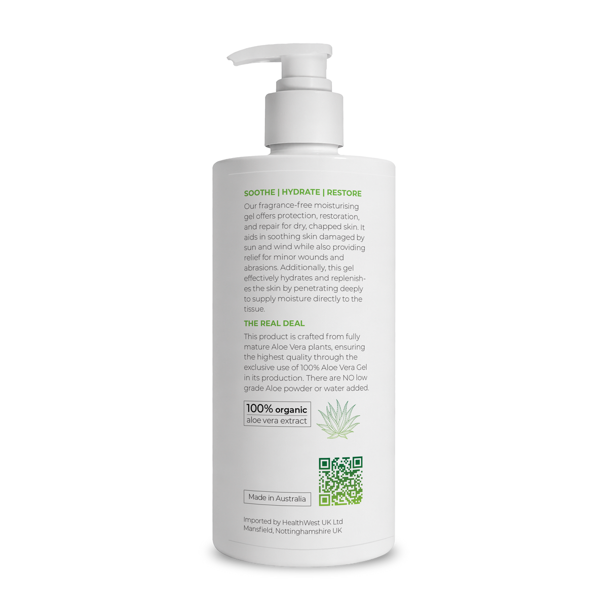 Aloe Vera Gel For Hair & Skin - 500ml image 2