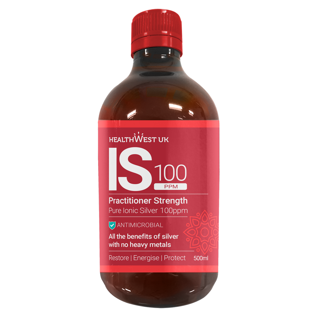 IS100 Pure Ionic Silver 100 PPM 500ml Bottle