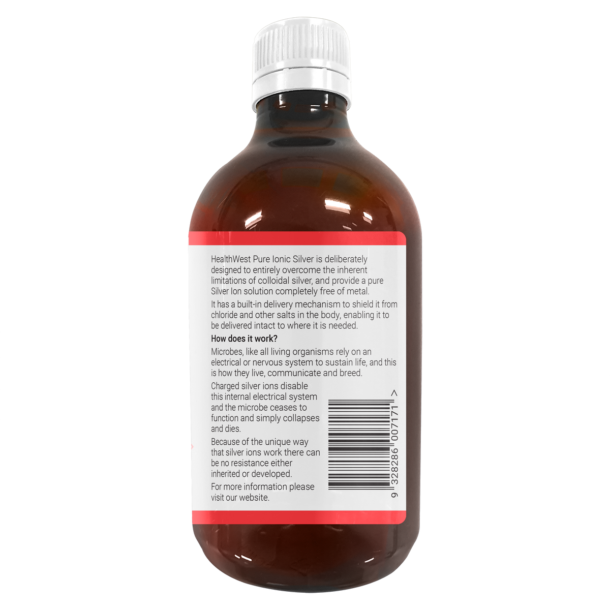 IS50 Pure Ionic Silver 50 PPM 500ml Bottle