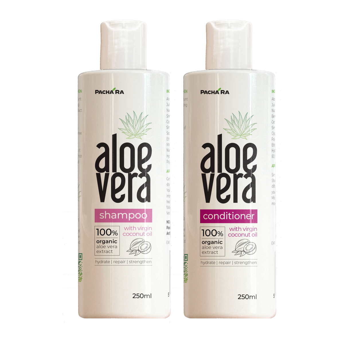 Aloe Vera Hair Shampoo and Conditioner Twin Pack image 0
