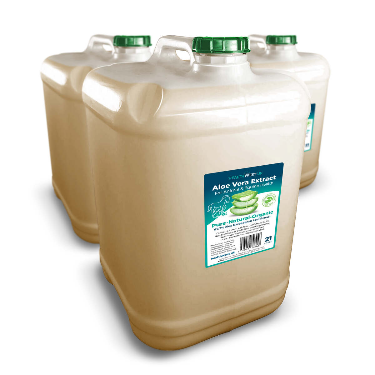 21L Organic Aloe Vera Extract for Animals & Equine Health image 1
