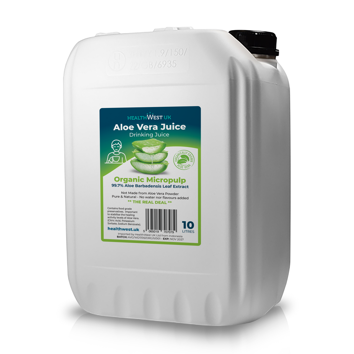 10L Organic Aloe Vera Extract Drinking Juice image 0