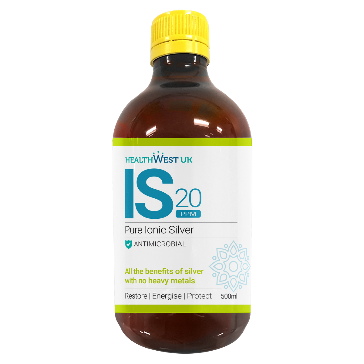 IS20 Pure Ionic Silver 20 PPM 500ml image 0